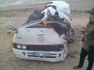 الكرك: حوادث السير تتسبب بـ(25) وفاة و(367) اصابة منذ بداية العام