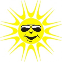 طقس معتدل الى حار مغبر