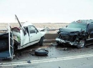 إصابة 5 أشخاص اثر حادث تصادم في محافظة الزرقاء