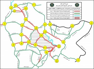 الامن العام يحدد مسار الشاحنات بعمان