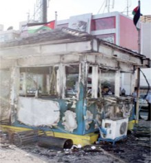 بلدة مؤتة  في حالة حظر تجوال عقب تجدد مشاجرة وإحراق كوخ للشرطه