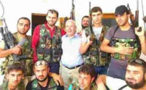 غليون في سوريا مع مقاتلي الجيش الحر ... فيديو