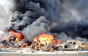 تفجير في مرآب القصر العدلي وسط دمشق