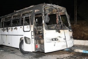 صور الخراب والدمار الذي خلفه المتدربون الليبيون