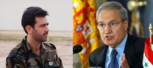 الشرع وماهر الاسد يشاركان في تشييع جثمان قادة الجيش السوري