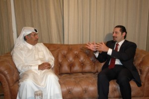 خلوة بين الحريري وحمد بن جاسم في الدوحة