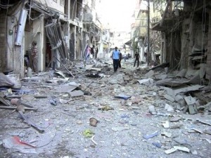 الجيش الحر يستهدف مقر المخابرات الجوية السورية