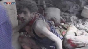 196 قتيلا في قصف على مناطق سورية