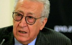 الابراهيمي في الزعتري واللاجئون يحتجون