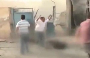 اللحظات الاولى لقصف جيش الاسد المدنيين الاتراك(فيديو)