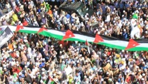 وكالة الانباء الفرنسية : الاف شاركوا في مسيرة الاخوان