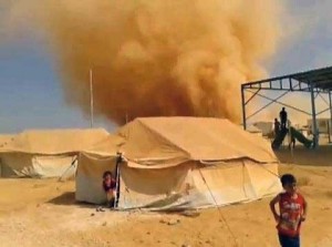 كرفانات بدلا من الخيم لقاطني الزعتري في الشتاء