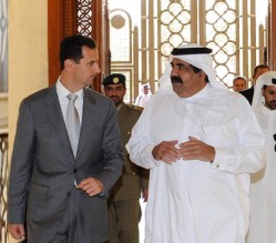 اﻟرﺋﯾس اﻟﺳوري ﻷﻣﯾر ﻗطر ﻋﺑر اﻹﺑراھﯾﻣﻲ: أﺳﺗطﯾﻊ ﺣرق اﻟدوﺣﺔ ﺑﻣﺋﺎت اﻟﻌﻣﻠﯾﺎت