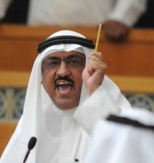 بالفيديو:النائب مسلم البراك يكيل الشتائم للأردنيين في مسيرة المعارضة الكويتية