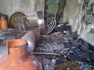 وفاة شخص بانفجار مخبز حرثا