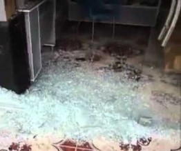 شاب يعتدي على محلات بالهاشمي