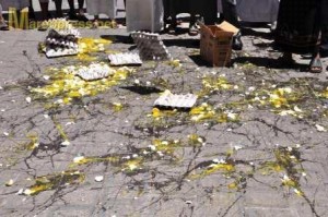 حرق محكمة المزار بالكرك