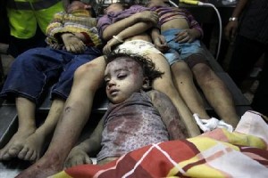 استشهاد 9 أطفال في غارة إسرائيلية على منزل بغزة