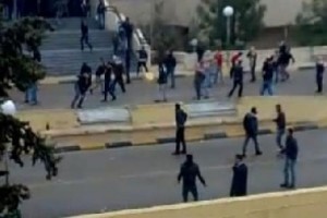 مشاجرة عنيفة في جامعة ال البيت