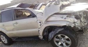 14 إصابة بحادث تصادم 7 سيارات على "الصحراوي"