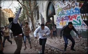 هجوم مسلح على المعتصمين بميدان التحرير المصري