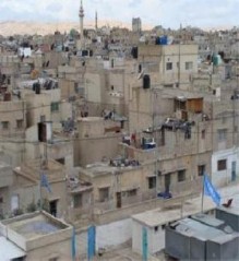 حرق مقر إحدى المرشحات في مخيم السخنة