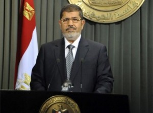 مرسي يلقي أول خطاب له أمام مجلس الشورى اليوم