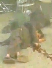 بالفيديو .. حارس الرئيس الافغاني يقتل 3 أشخاص بوحشية امام كرزاي