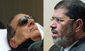 مرسي ومبارك وجها لوجه في المستشفى العسكري .. تفاصيل