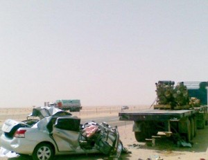 وفاة 3 اردنيين بحادث سير في السعودية