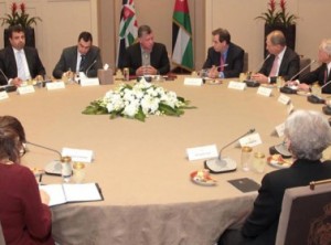 الملك يستقبل وفد اللجنة الأميركية اليهودية