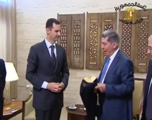 بالفيديو الوفد الاردني : بشار الأسد رائد هذه الأمة