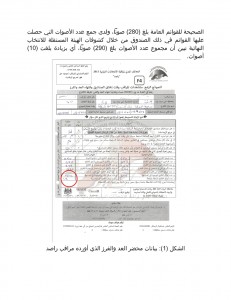 راصد: أصوات الناخبين أكثر من عدد المسجلين .. وثائق