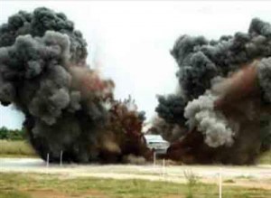 تفجيرات إسرائيلية غرب العلامة الحدودية "صفر" قرب العقبة