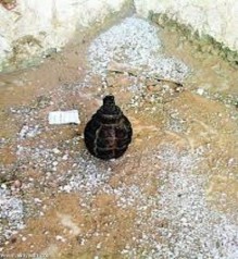 العثور على قنبلة يدوية بالهاشمية.. والجيش يمسح المكان