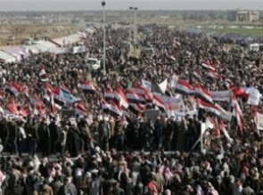 مظاهرات مليونية في العراق تطالب بإقالة المالكي