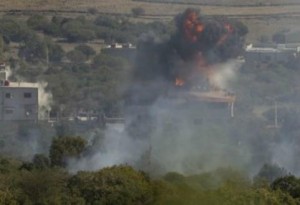 إسرائيل تقصف موقعاً للجيش السوري في الجولان