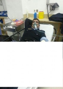 اصابة 6 من رجال الامن في اعتصام الداخلية