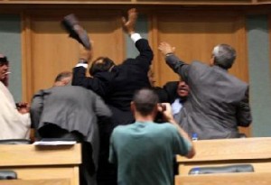 مشاجرة في مجلس النواب بسبب النظام السوري