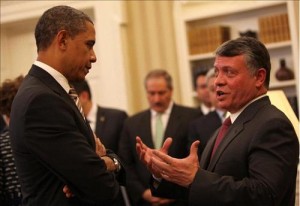 الملك يلتقي اوباما في البيت الابيض بـ26 نيسان