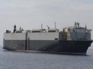 العقبة : باخرة اوكرانية تهرب بـ600 سيارة