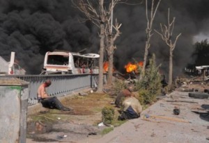 عشرات القتلى في انفجار استهدف السبع بحرات بدمشق