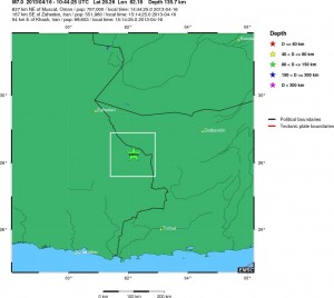 زلزال شديد القوة بقوة 7.8 بين ايران و الباكستان