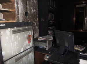 اربد: مجهولون يضرمون النار في المدارس الإسلامية .. صور