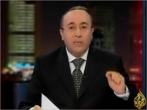 الممثلة رغدة تهدد فيصل القاسم