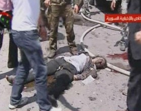 بالفيديو .. 13 قتيلا بتفجير في منطقة المرجة وسط دمشق