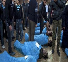 مذبحة مروعة بالسلاح الأبيض والحرق في قرية سورية سنية