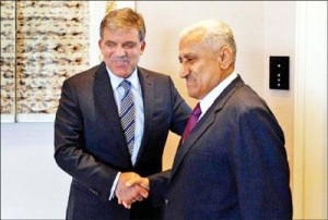 غول يلمح للنسور تكثيف الاستثمار التركي بالاردن