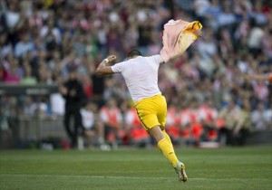 برشلونة يتوج بطلاً لليغا في قلب العاصمة مدريد - صور وفيديو