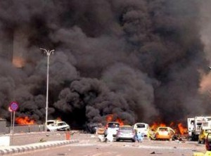 8 قتلى بانفجار سيارة مفخخة في دمشق